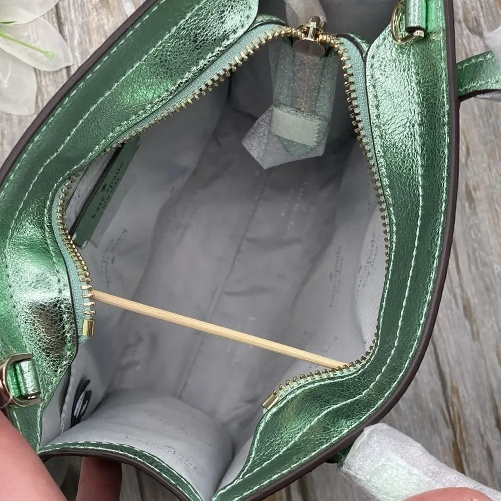 Kate Spade Kenzie Glitter Small Tote Bag Purse